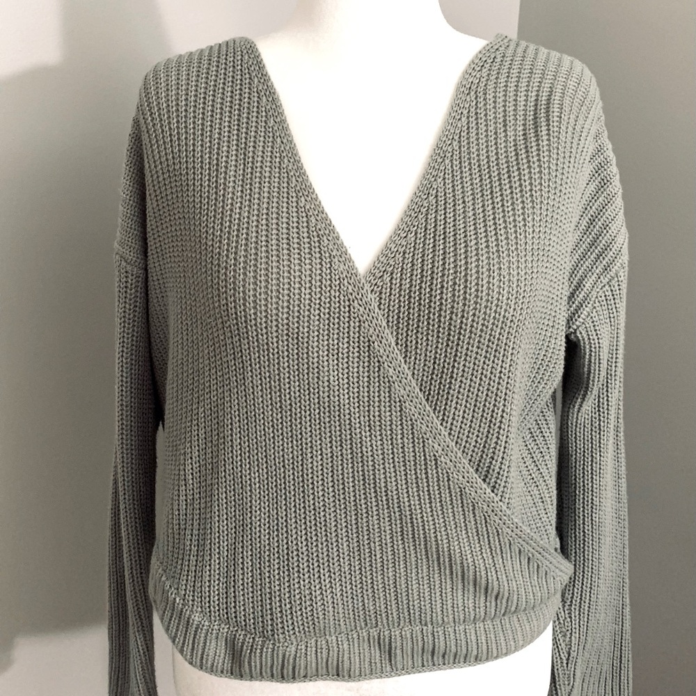 H&M Wrap Sweater/Size Large